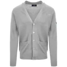 Aquascutum Grey Button Up Cardigan