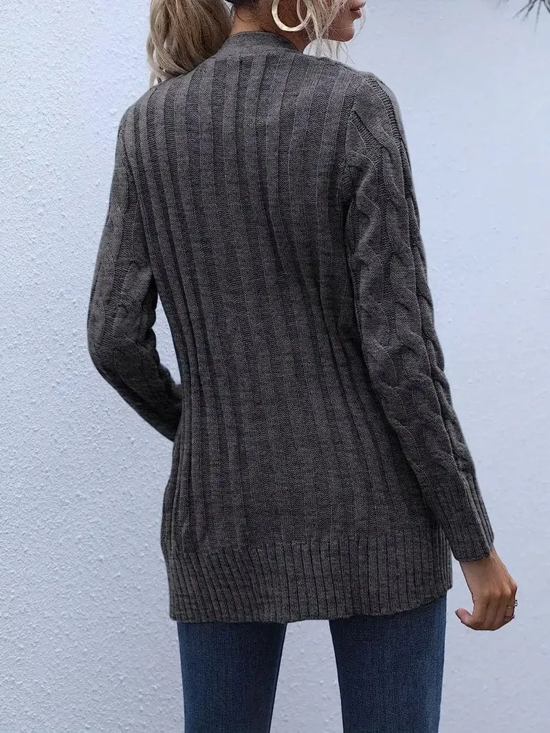 Button-Up Cardigan Sweater