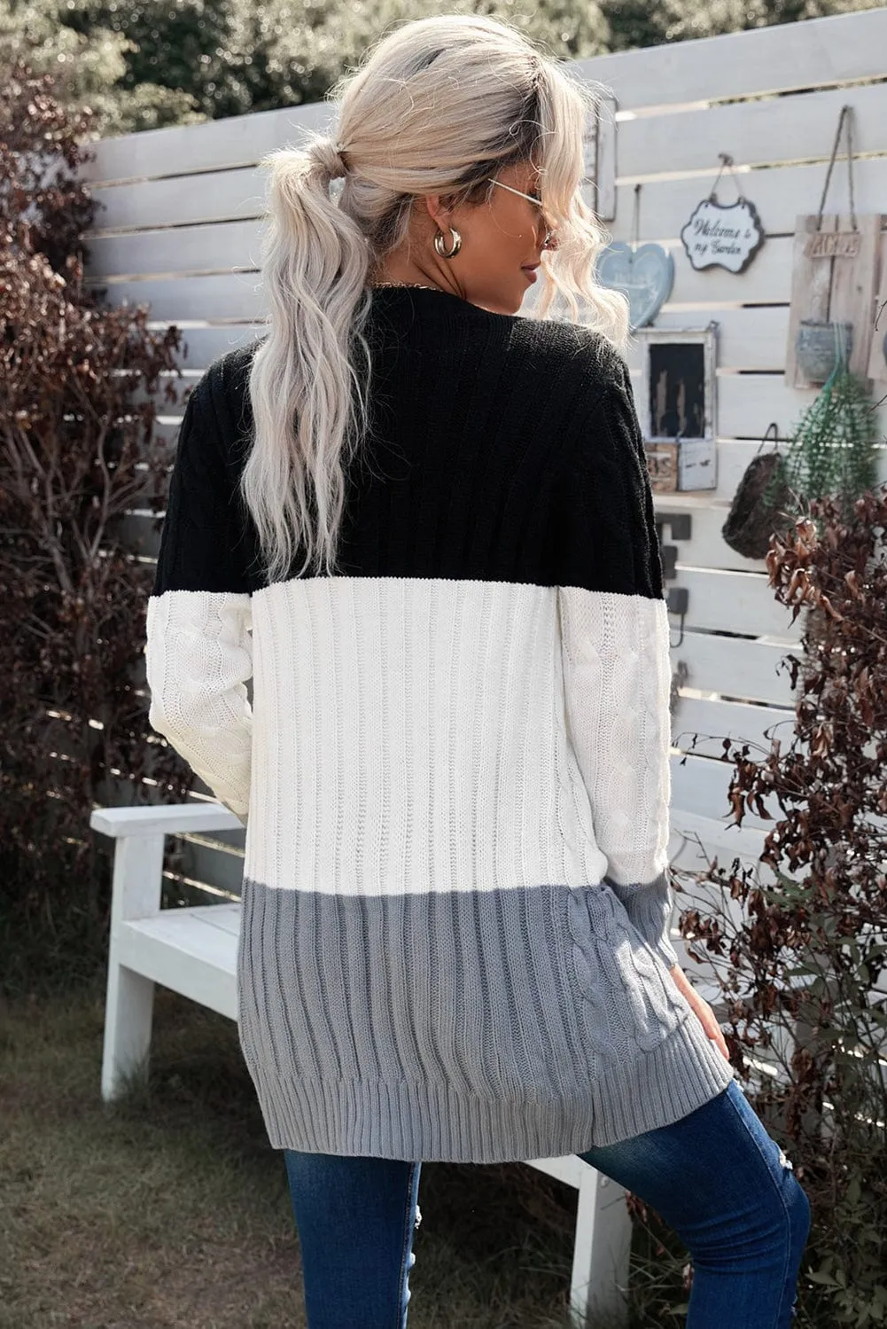 Button-Up Cardigan Sweater