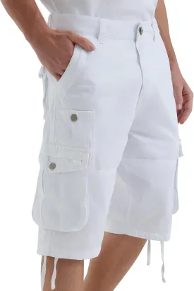 Cargo Shorts for Men Multi Pockets Mens Shorts Below Knee Casual Hiking Summer Shorts