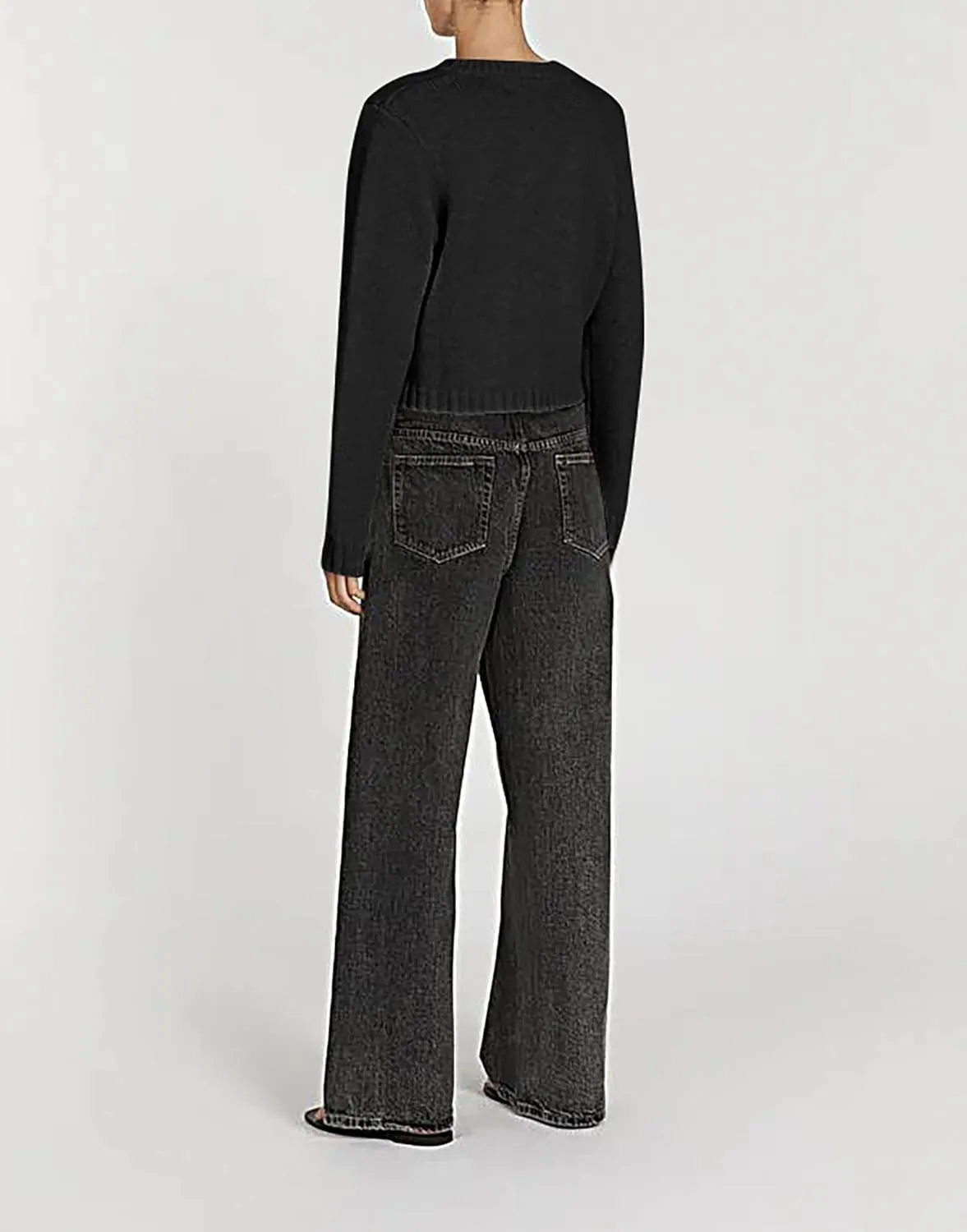 Cioatin Women Long Sleeve Button Down Knit Crop Cardigan Open Front Lightweight Sweater Pullover Fall Outfits Tops