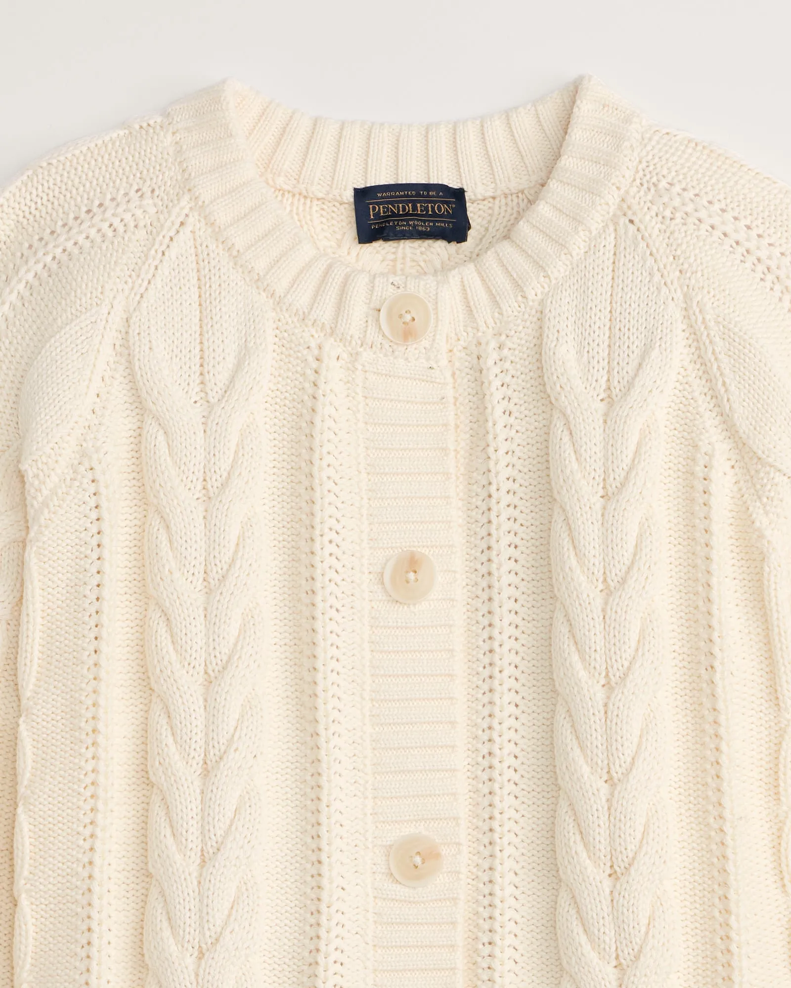Cotton Cable Cardigan