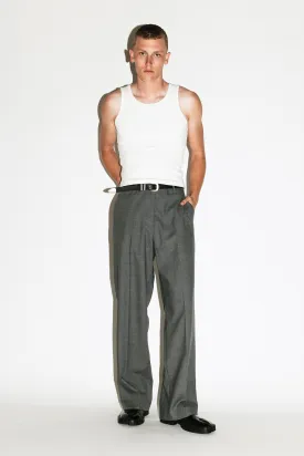 Cove Wide-Leg Trouser  |  Smoke