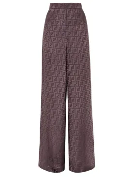 FENDI Chic Wide Leg Trousers