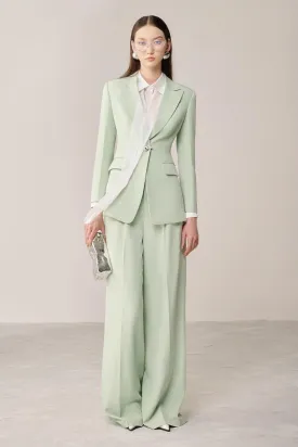 Graven Structured Flap Pocket Linen Cotton Blazer