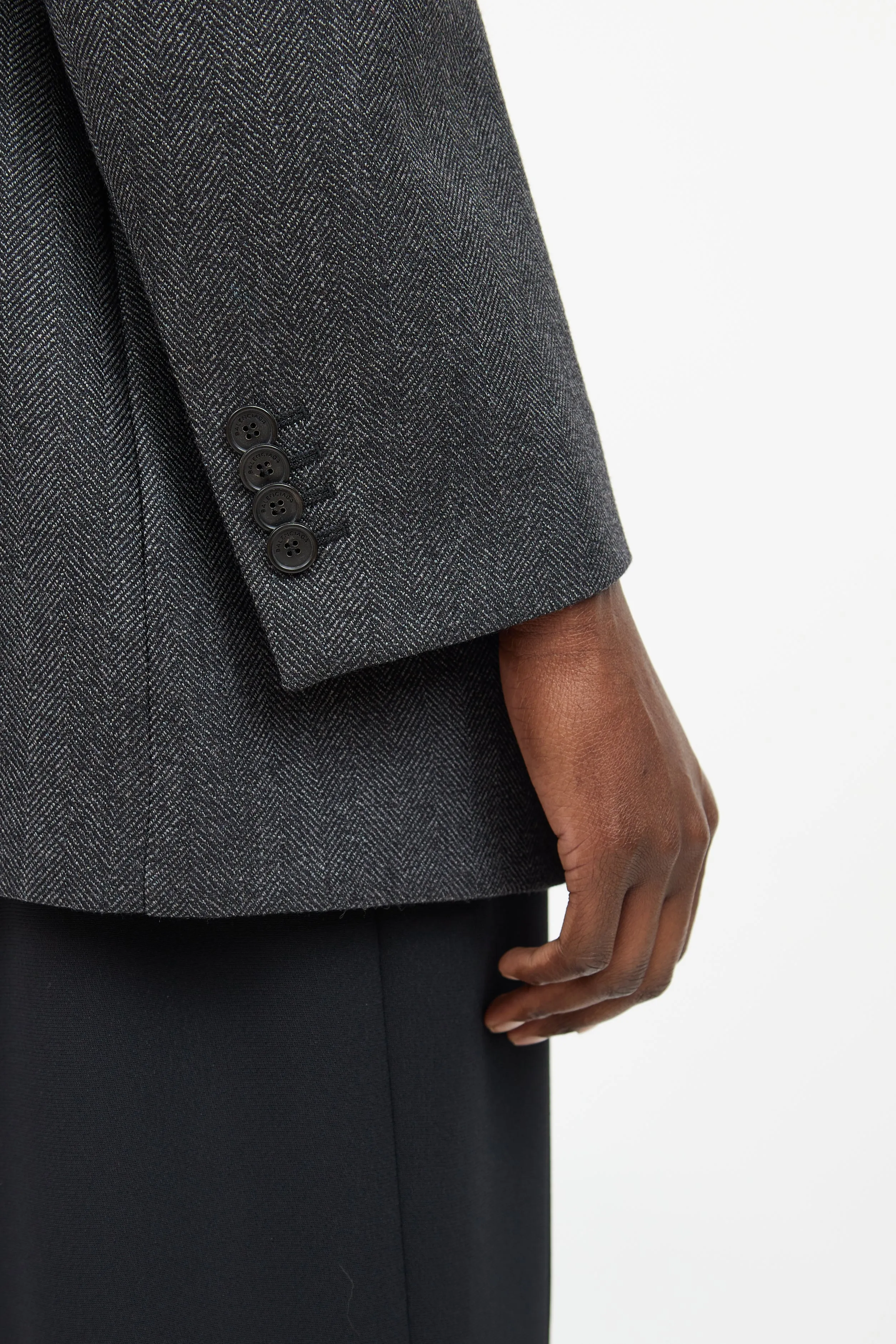 Grey Structured Blazer