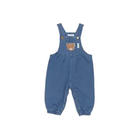 Huxbaby Huxbear Knit Denim Overalls - denim blue