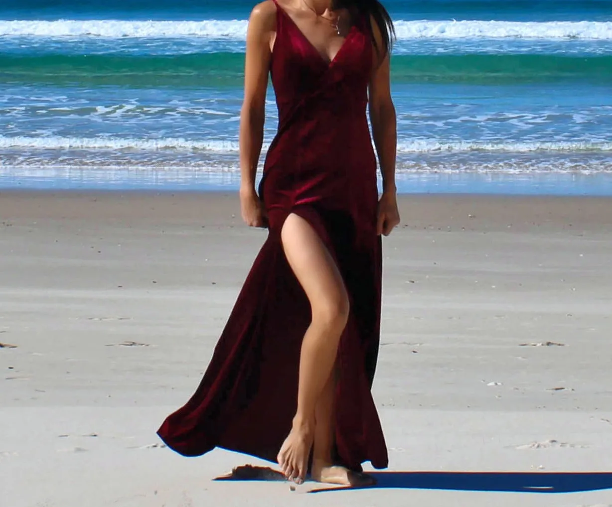 Luna Red Velvet Moon Formal Dress