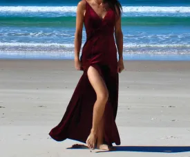 Luna Red Velvet Moon Formal Dress