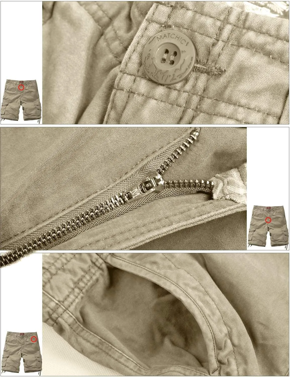 Match Men's Wild Cargo Shorts
