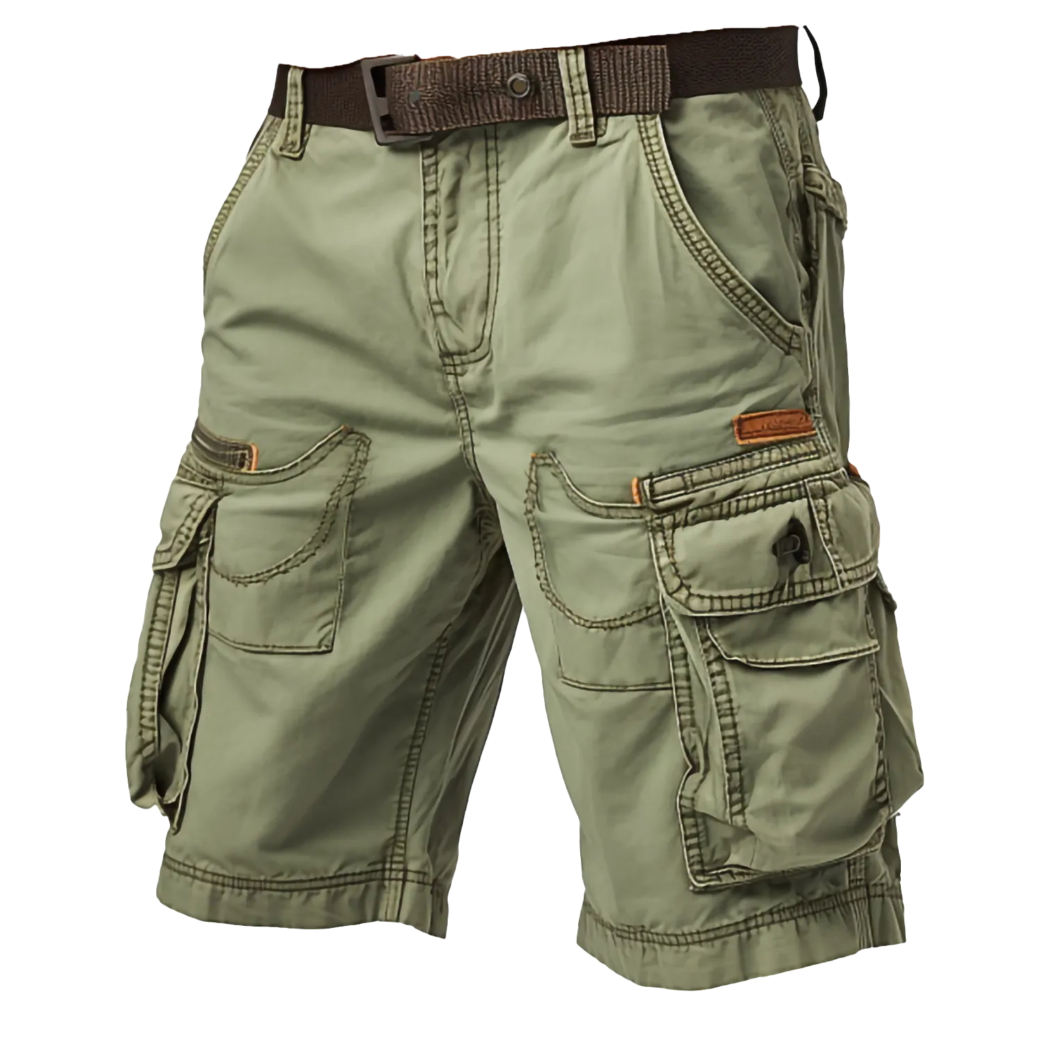 Multi-Pocket Utility Shorts