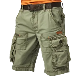 Multi-Pocket Utility Shorts