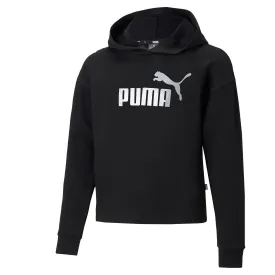 Puma Kids Essentials  Logo Cropped Hoodie