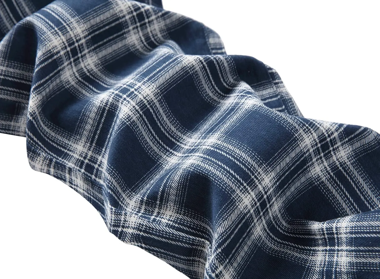 RANMCC Plaid Pants for Men Skinny Flat-Front Stretch Slim Casual Business Dress Pants