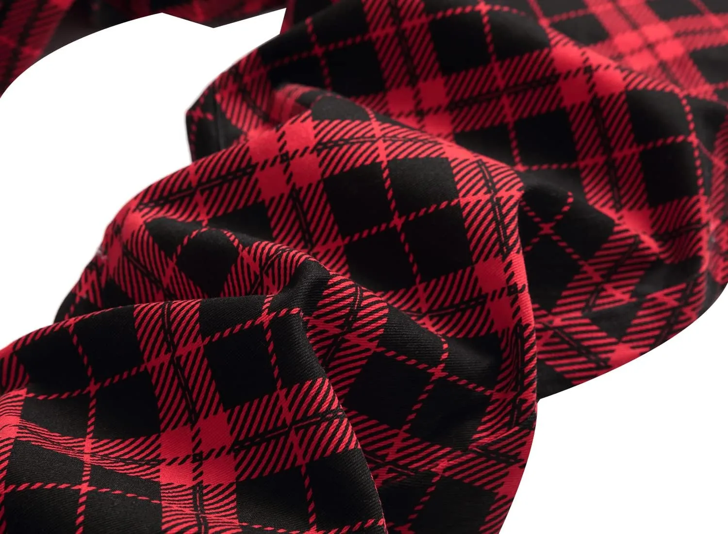 RANMCC Plaid Pants for Men Skinny Flat-Front Stretch Slim Casual Business Dress Pants