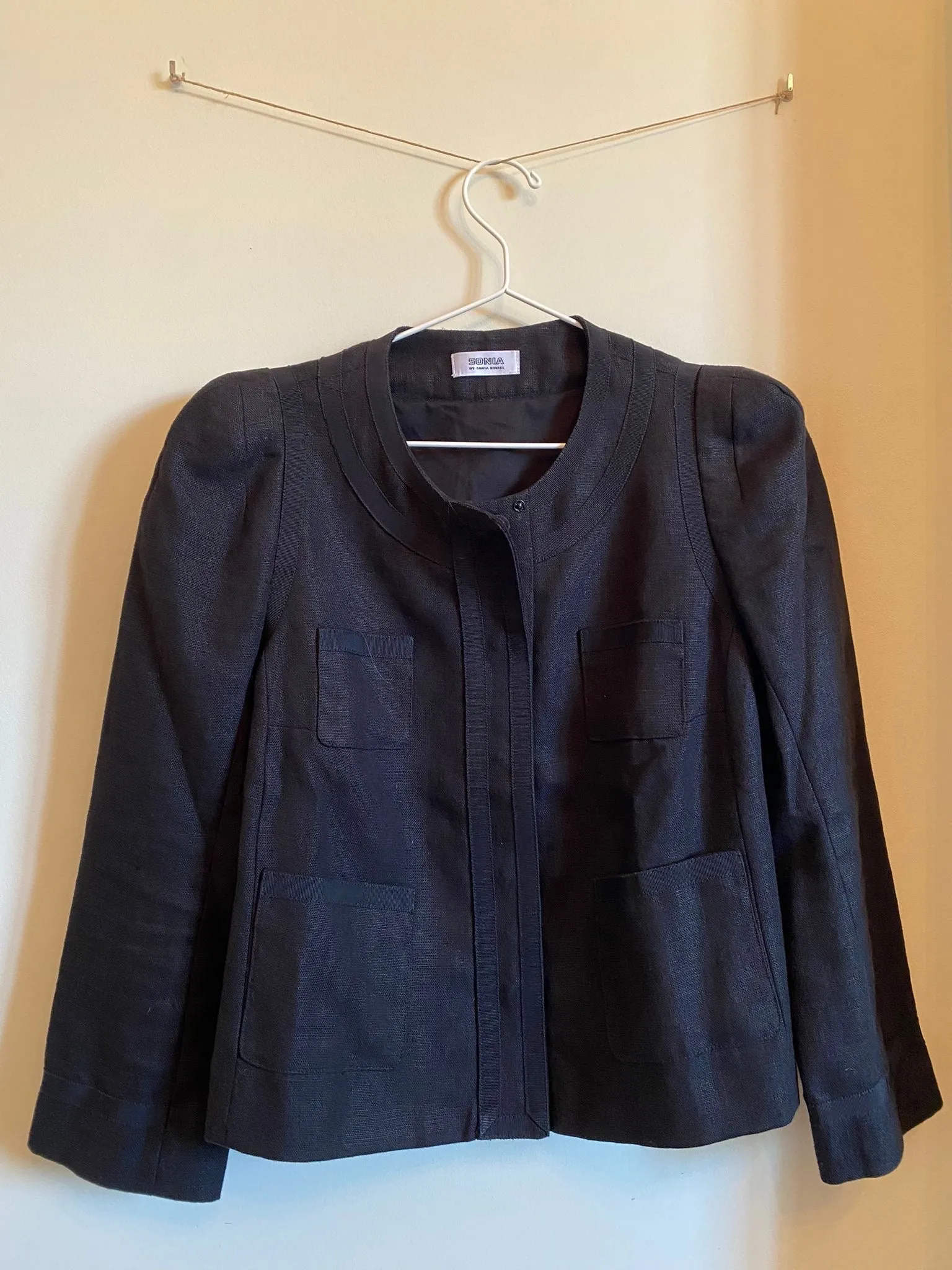 Sonia Rykiel Structured linen blazer