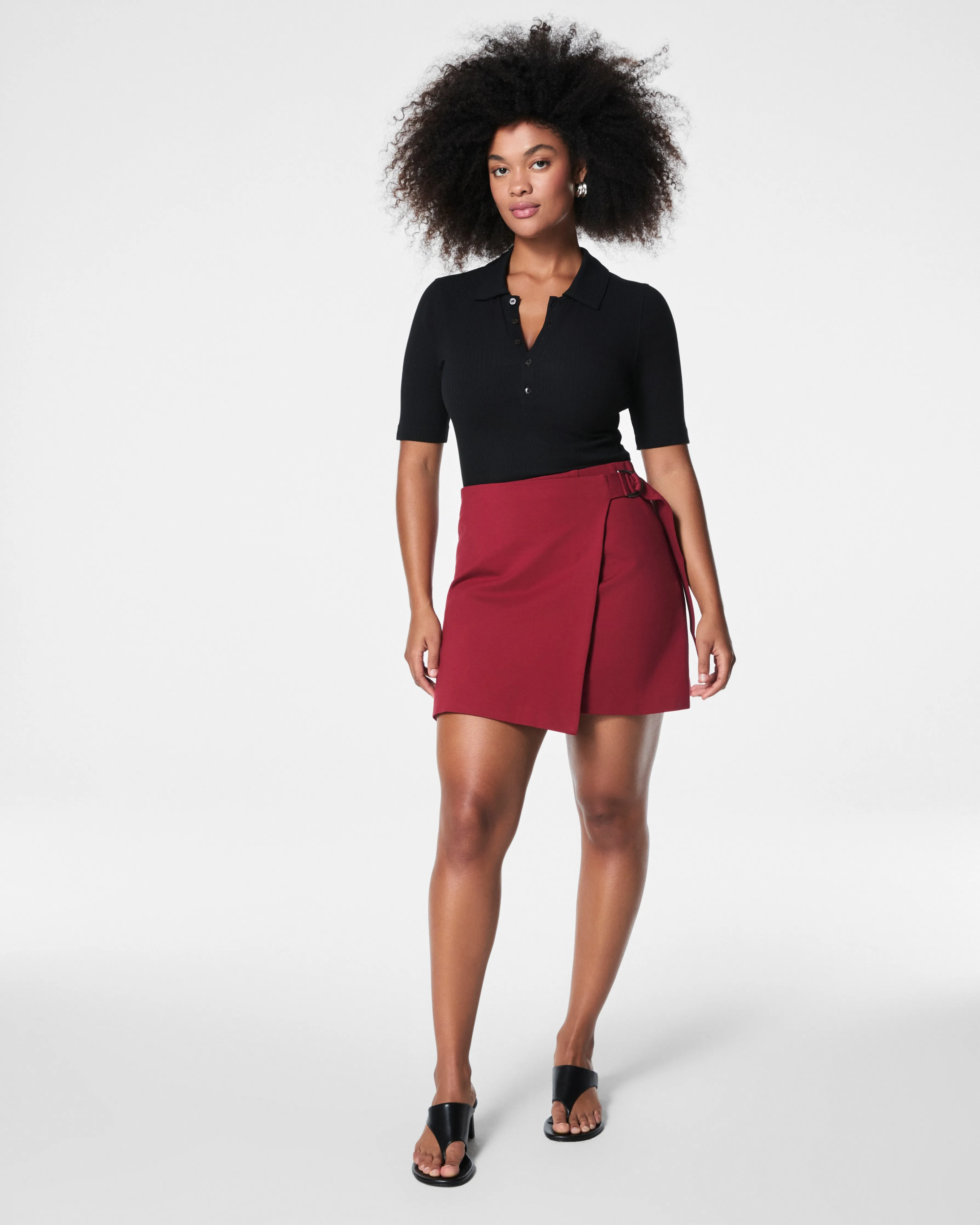 SPANXsmooth™ Ponte Wrap Mini Skort