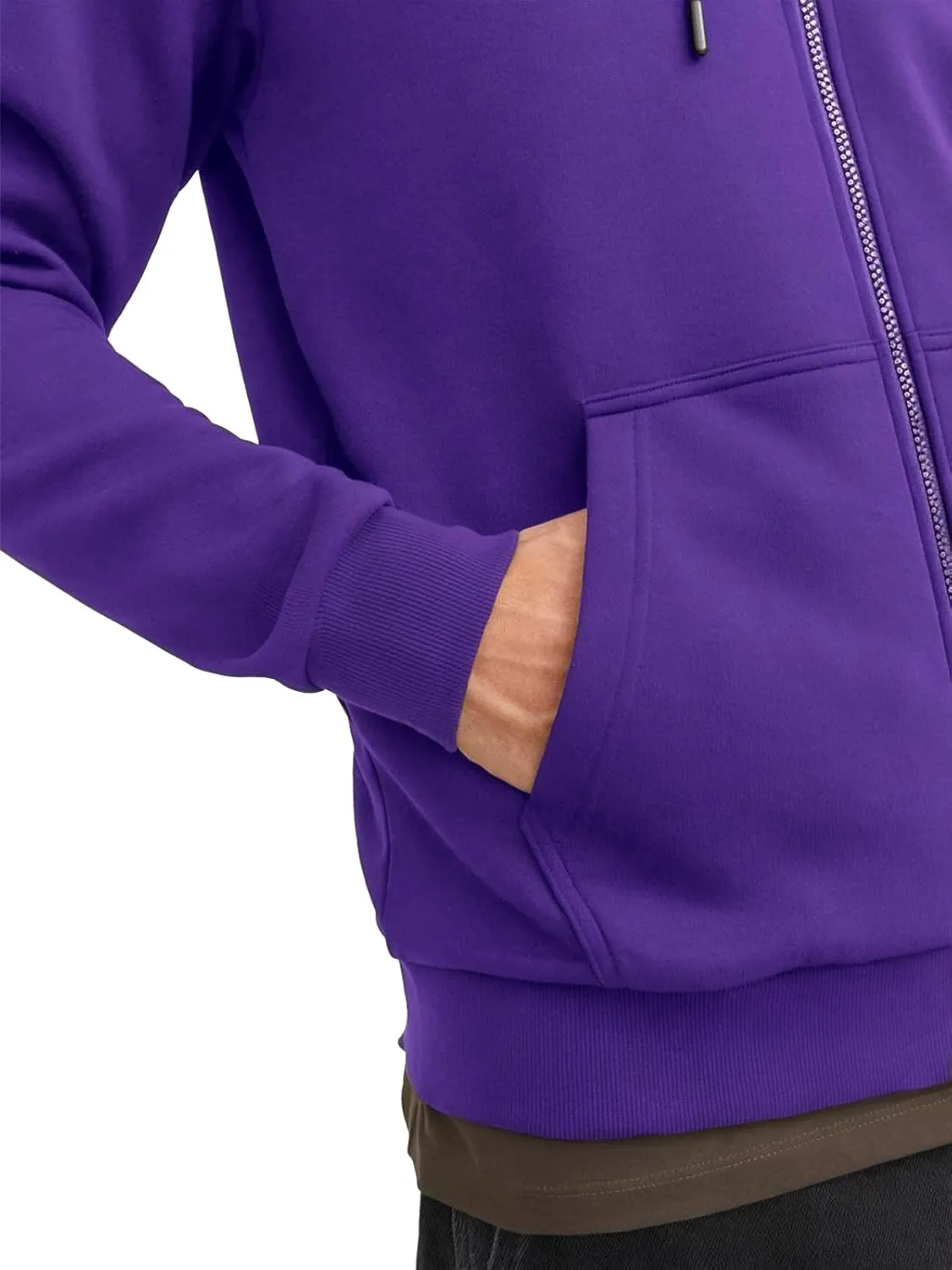 TUVEKE Men's Zip Up Hoodie Athletic Hoodies Long Sleeve Fleece Hooded Sweatshirts Lightweigt With Pockets (S-3XL)