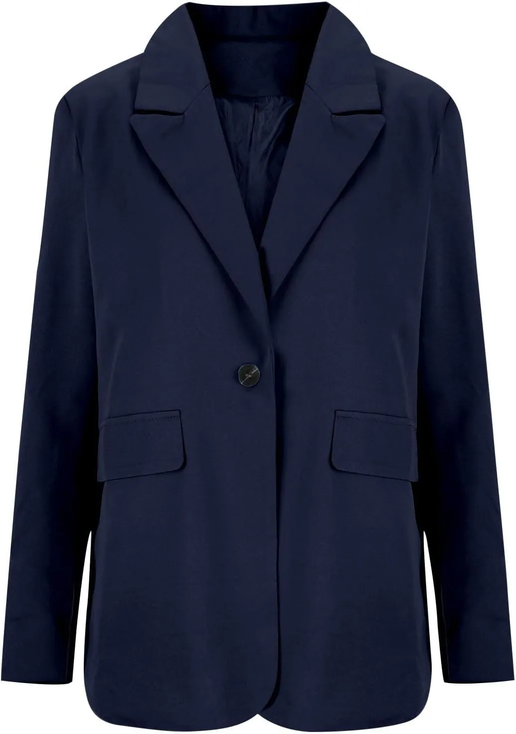 Womens Business Casual Blazer Lightweight Summer Cardigan Solid Lapel Button Down Suit Jacket Work Office Outfits