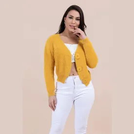 Women's Jumbo Button Knit Cardigan